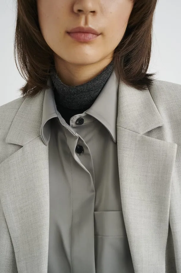 The Wadina Blazer by Inwear - Light Grey Melange - PLUS