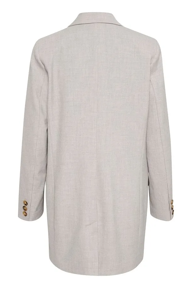 The Wadina Blazer by Inwear - Light Grey Melange - PLUS