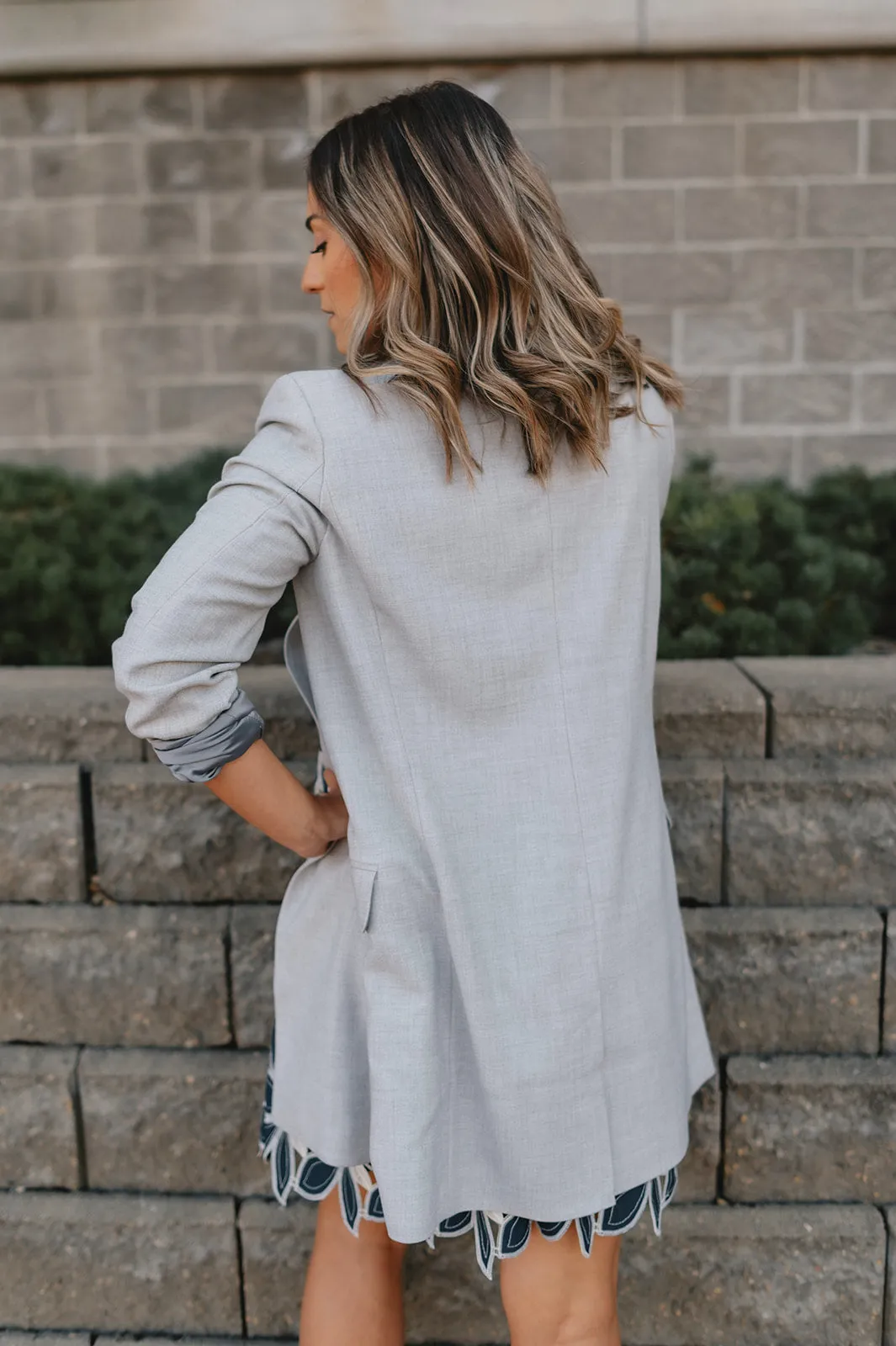 The Wadina Blazer by Inwear - Light Grey Melange - PLUS