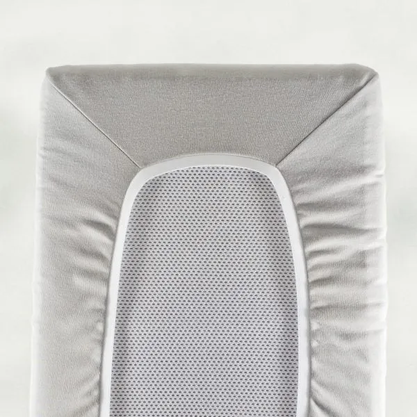 Tony Kealys Organic Glovesheet, Cot bed. to fit mattress: approx. 140cm x 70cm.Grey