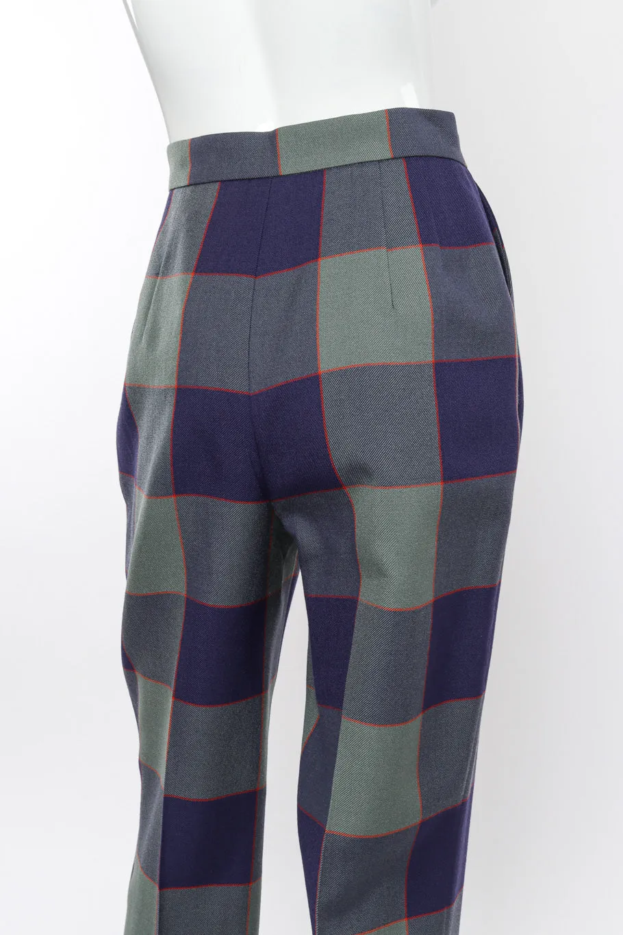 Velvet & Wool Plaid Suit