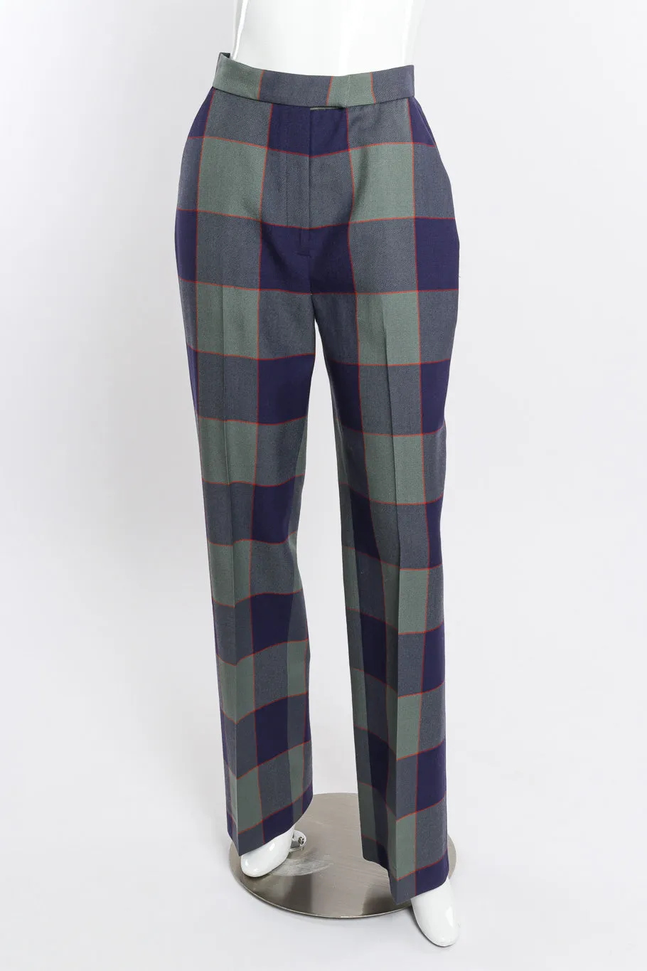 Velvet & Wool Plaid Suit