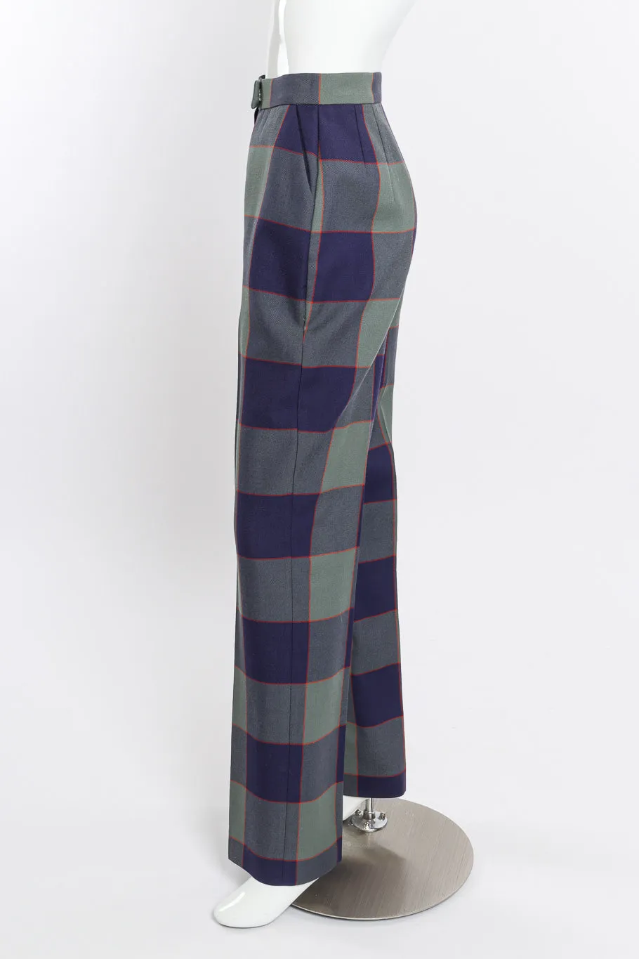 Velvet & Wool Plaid Suit