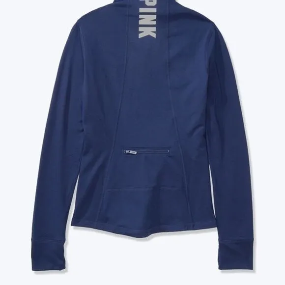 Victoria's Secret PINK Ultimate Jacket Navy Meduim Full Zip