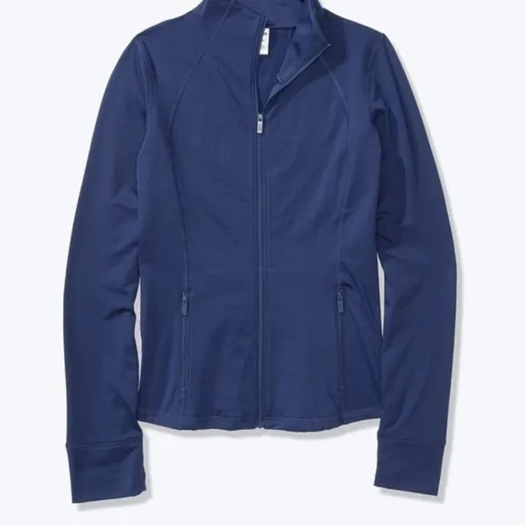 Victoria's Secret PINK Ultimate Jacket Navy Meduim Full Zip