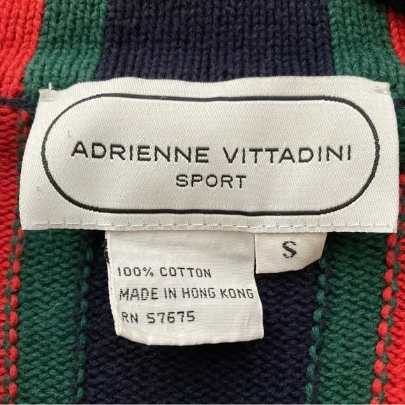 Vintage 90s Adrienne Vitadinni Double Breasted Blazer, Small