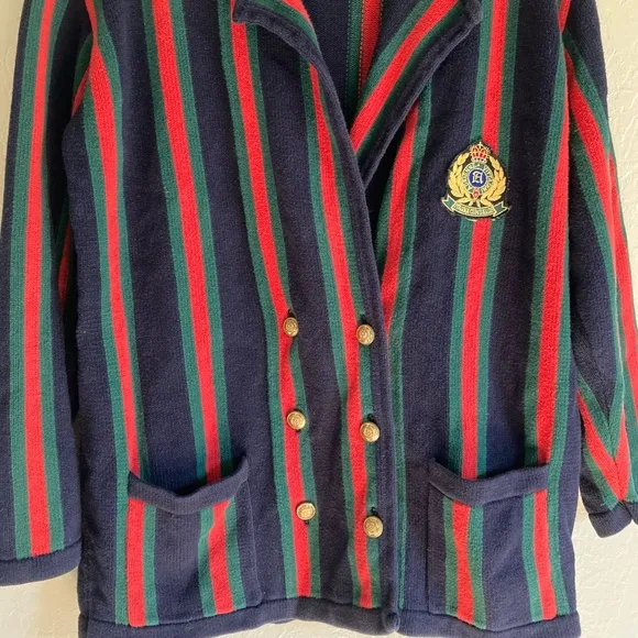 Vintage 90s Adrienne Vitadinni Double Breasted Blazer, Small