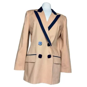 VTG 90’s Oleg Cassini double breasted blazer Jacket Oversized Women’s Sz 10