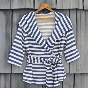Wayfarer Stripe Hoodie in Navy
