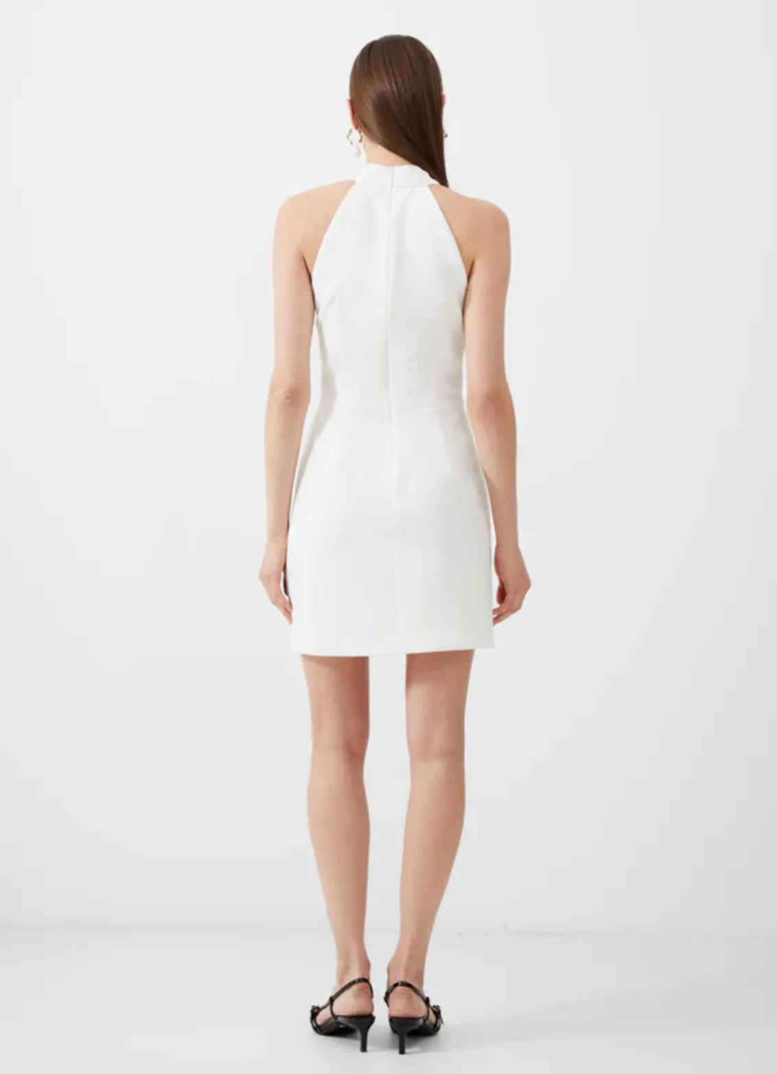 Whisper Racer Neck Dress