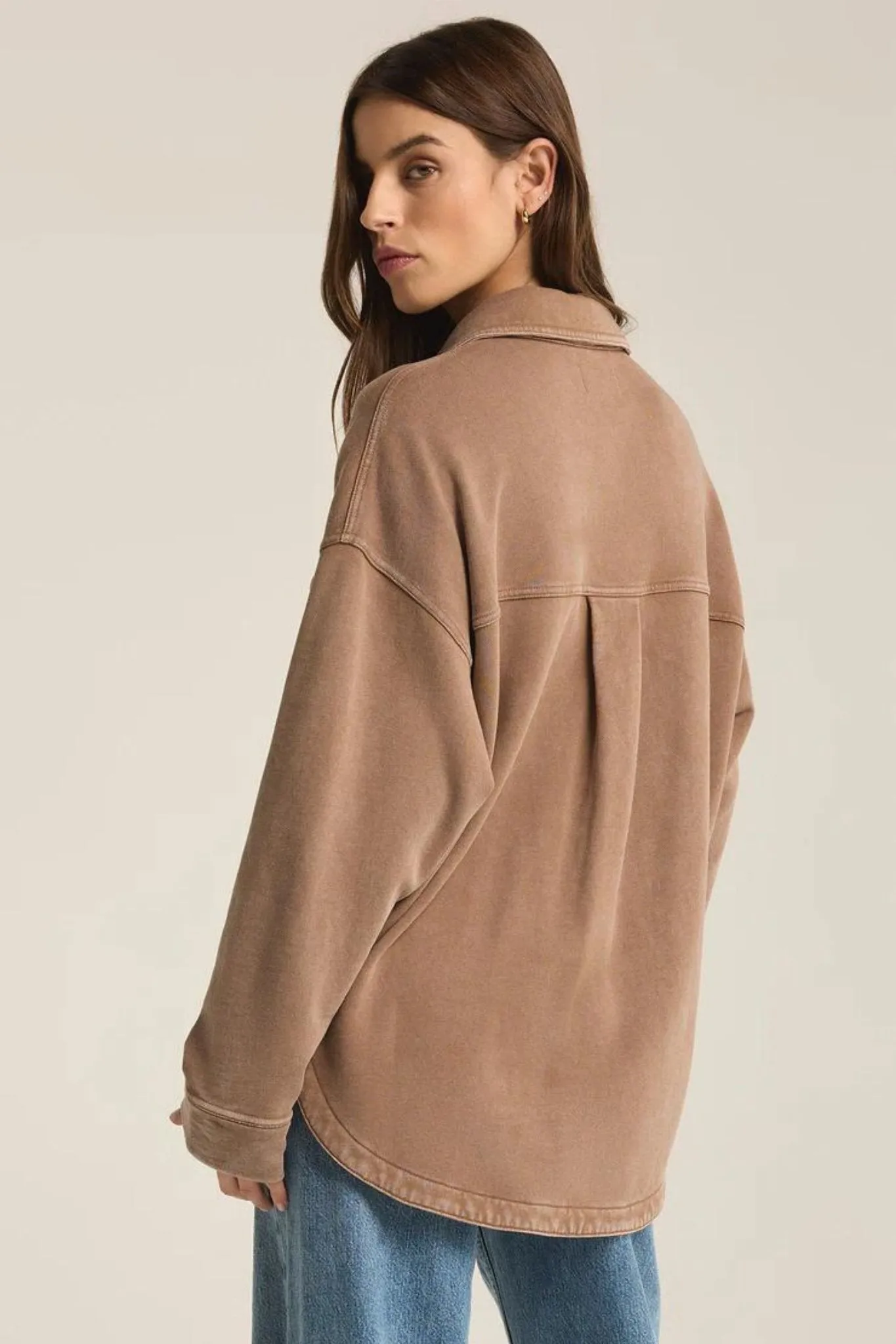 Z Supply: All Day Knit Jacket in Campfire