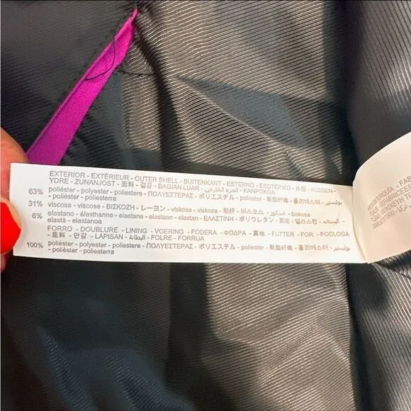 ZARA Double-Breasted Fuchsia Blazer NWT