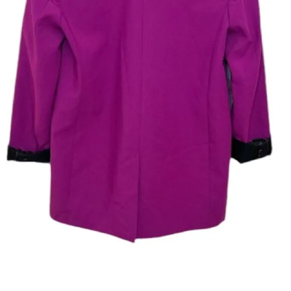 ZARA Double-Breasted Fuchsia Blazer NWT